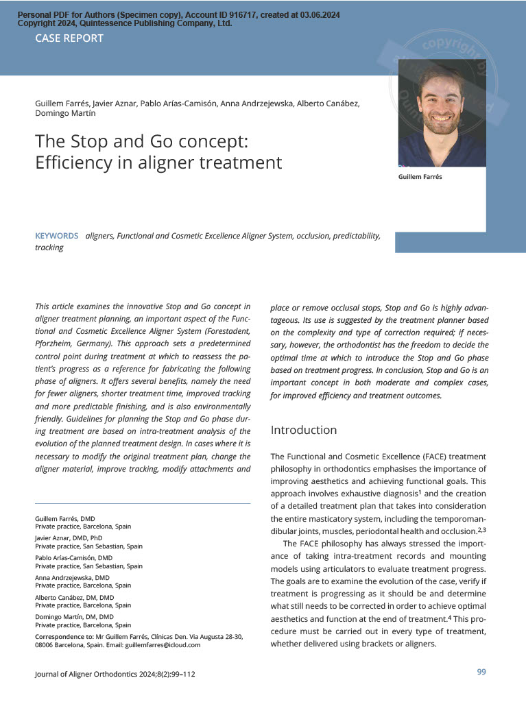 The Stop and Go concept: Efficiency in aligner treatment - featured